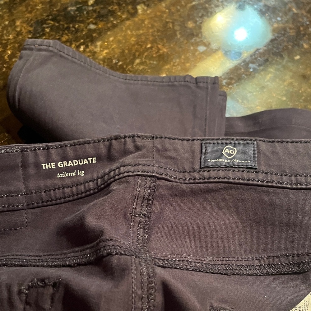 AG Adriano Goldschmied Men's Dark Gray Chinos - Picture 2 of 3